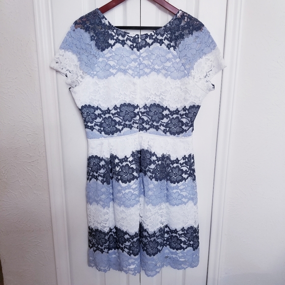 Modern, Ombre, Lace Dress - Picture 4 of 15